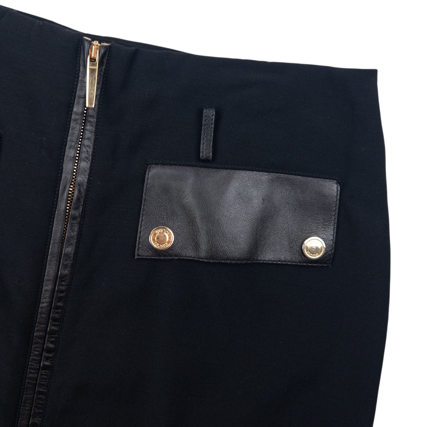 Vintage FW2000 Gucci By Tom Ford Zip Skirt Womens Size W28