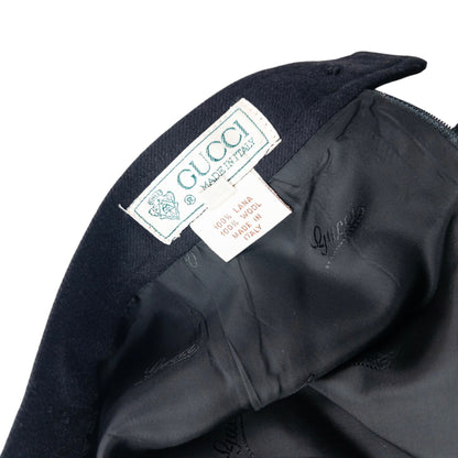Vintage 80s Gucci Wool Skirt Womens Size W26