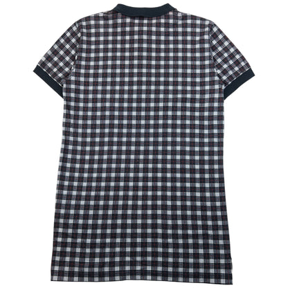 Vintage 90s Burberry Nova Check Polo Shirt Size XL
