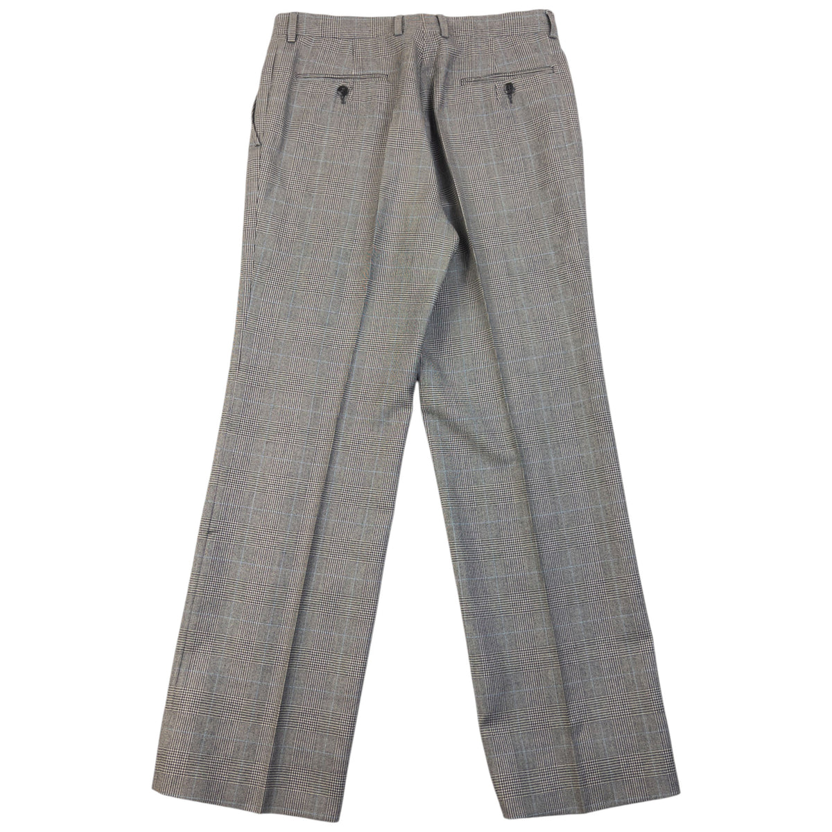 Vintage 90s Burberry Checkered Wool Jacket & Trousers Suit Set Size M