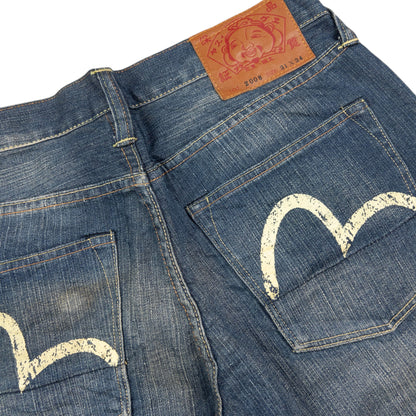 Vintage Evisu Double Gull Japanese Denim Jeans Size W32