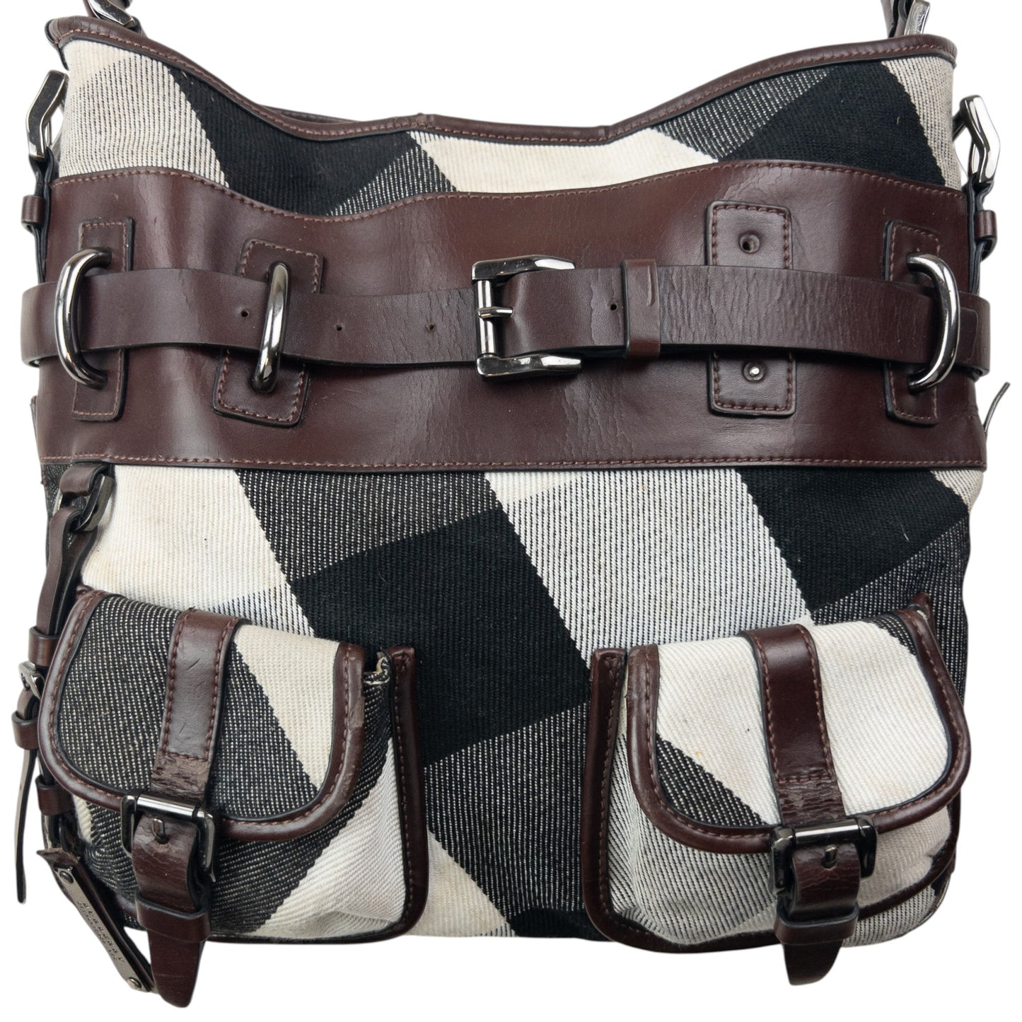 Vintage 2000s Burberry Nova Check Shoulder Bag