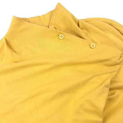 Vintage 80s Issey Miyake Button Draped Jumper Womens Size M