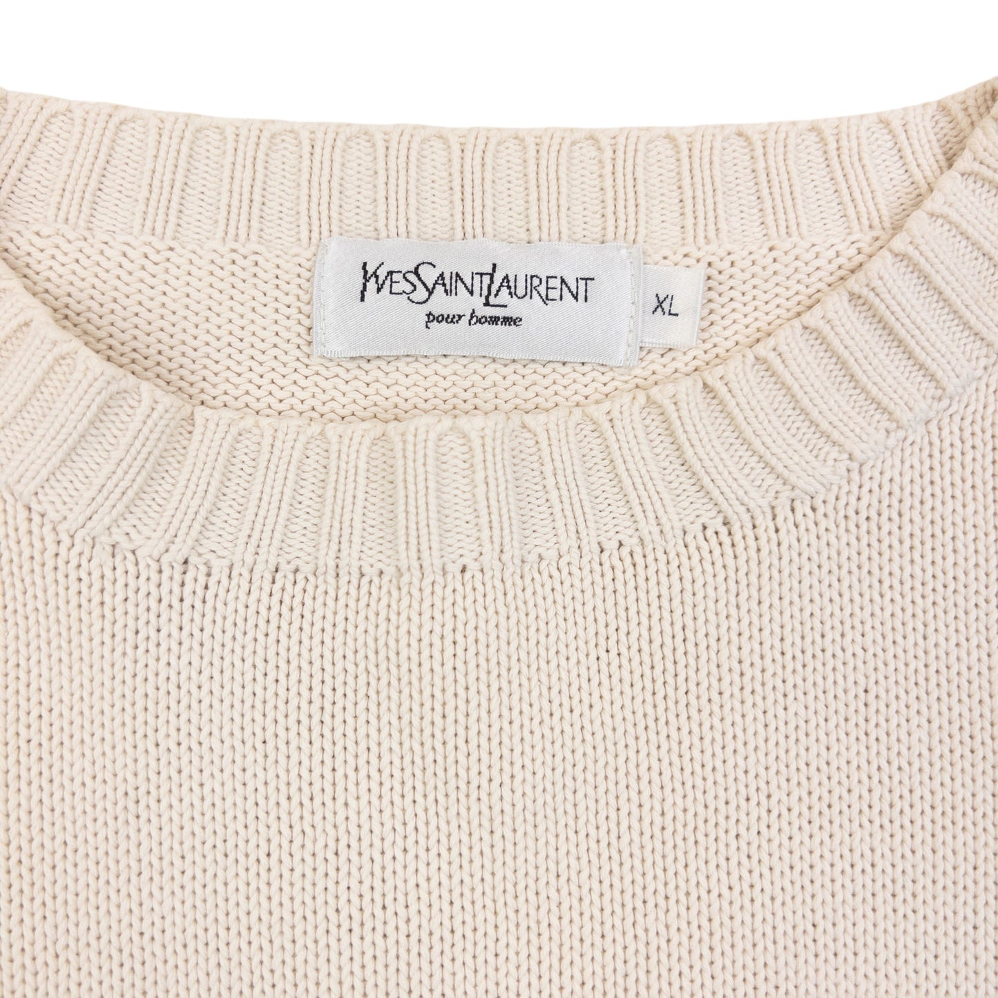 Vintage 2000s YSL Yves Saint Laurent Knit Jumper Size L