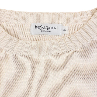 Vintage 2000s YSL Yves Saint Laurent Knit Jumper Size L