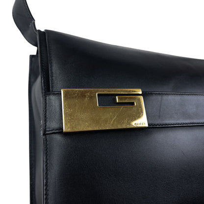Vintage Gucci Leather Shoulder Bag