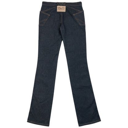 Vintage 2000s Dolce & Gabbana Denim Jeans in navy, photo 2