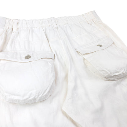 Vintage 90s Plantation By Issey Miyake Cropped Linen Trousers Size W32