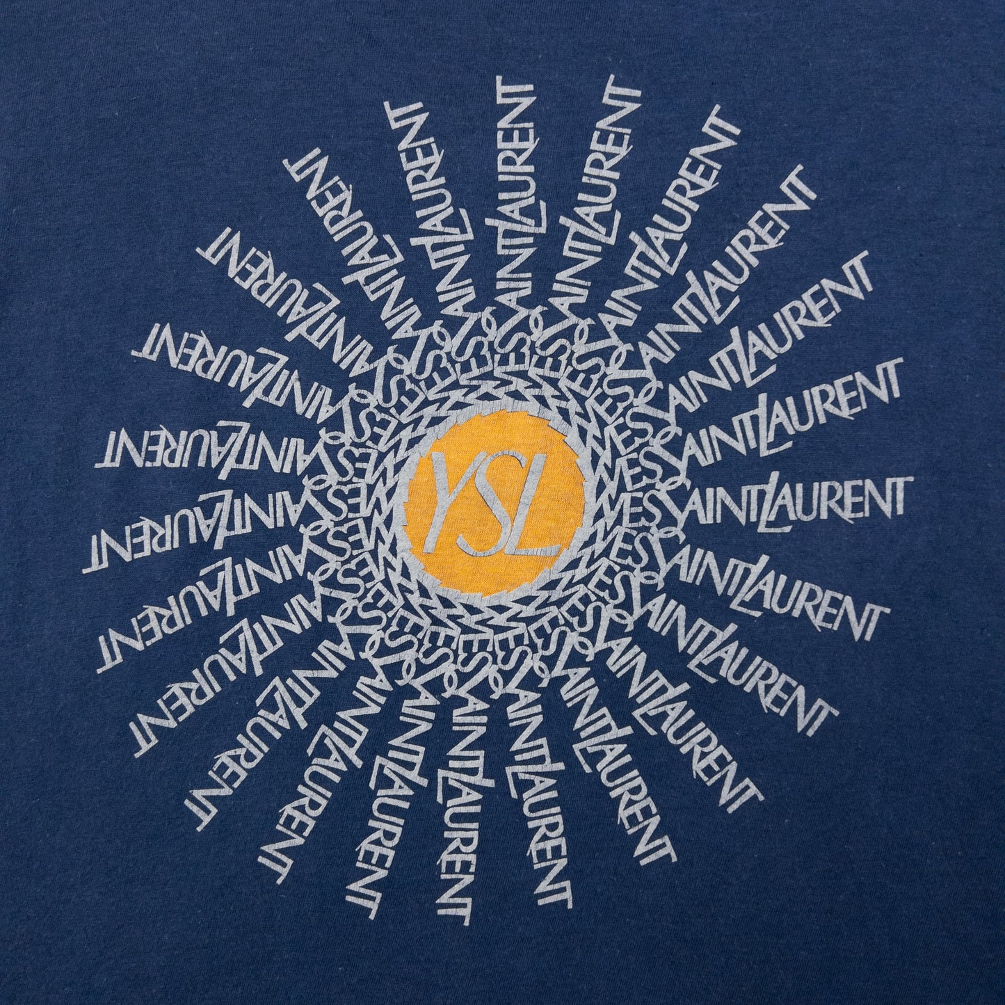 Vintage YSL Yves Saint Laurent Graphic T Shirt Size XS