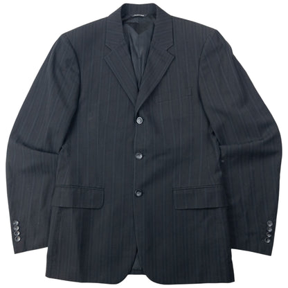 Vintage 2000s Versace Versus Pinstripe Jacket & Trousers Suit Set Size XL