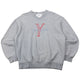 Vintage 2000s YSL Yves Saint Laurent Embroidered Sweatshirt Size XS