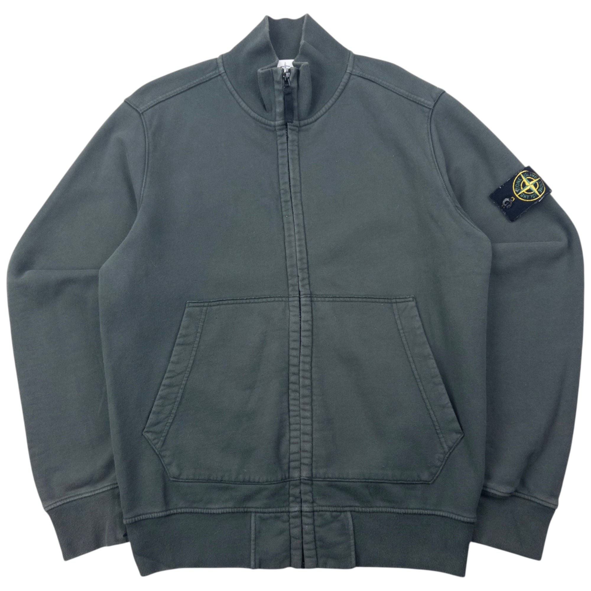 Stone Island Zip Up Sweatshirt Size M