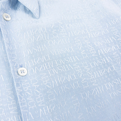 Vintage 2000s Versace Classic Monogram Long Sleeve Button Up Shirt Size M