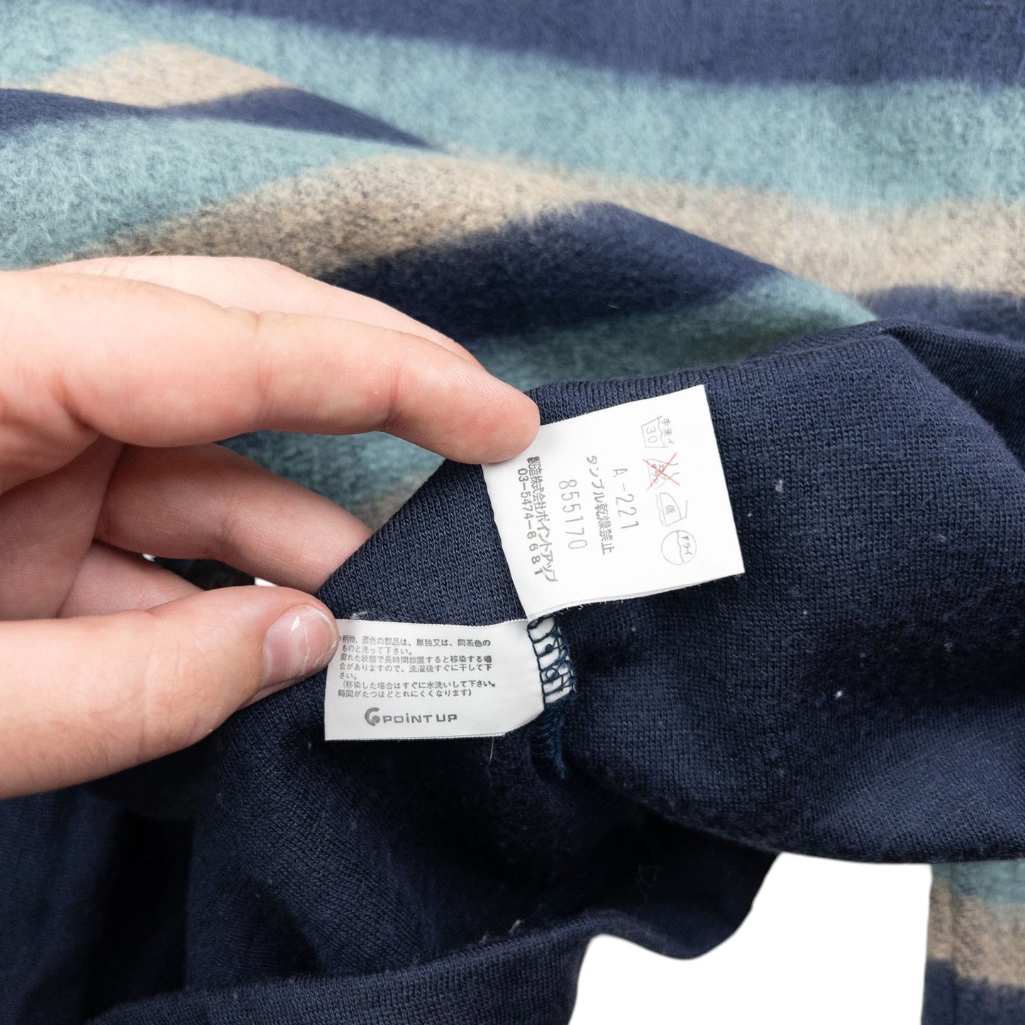 Vintage 90s Hai Sporting Gear By Issey Miyake Striped Jumper Size S