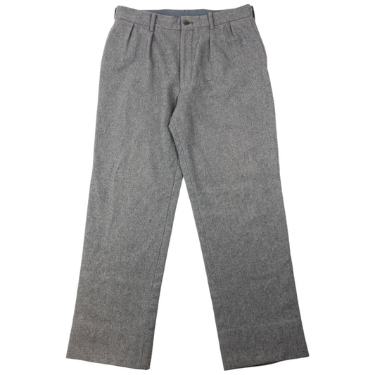 Vintage 2000s Issey Miyake White Label Wool Trousers Size W30