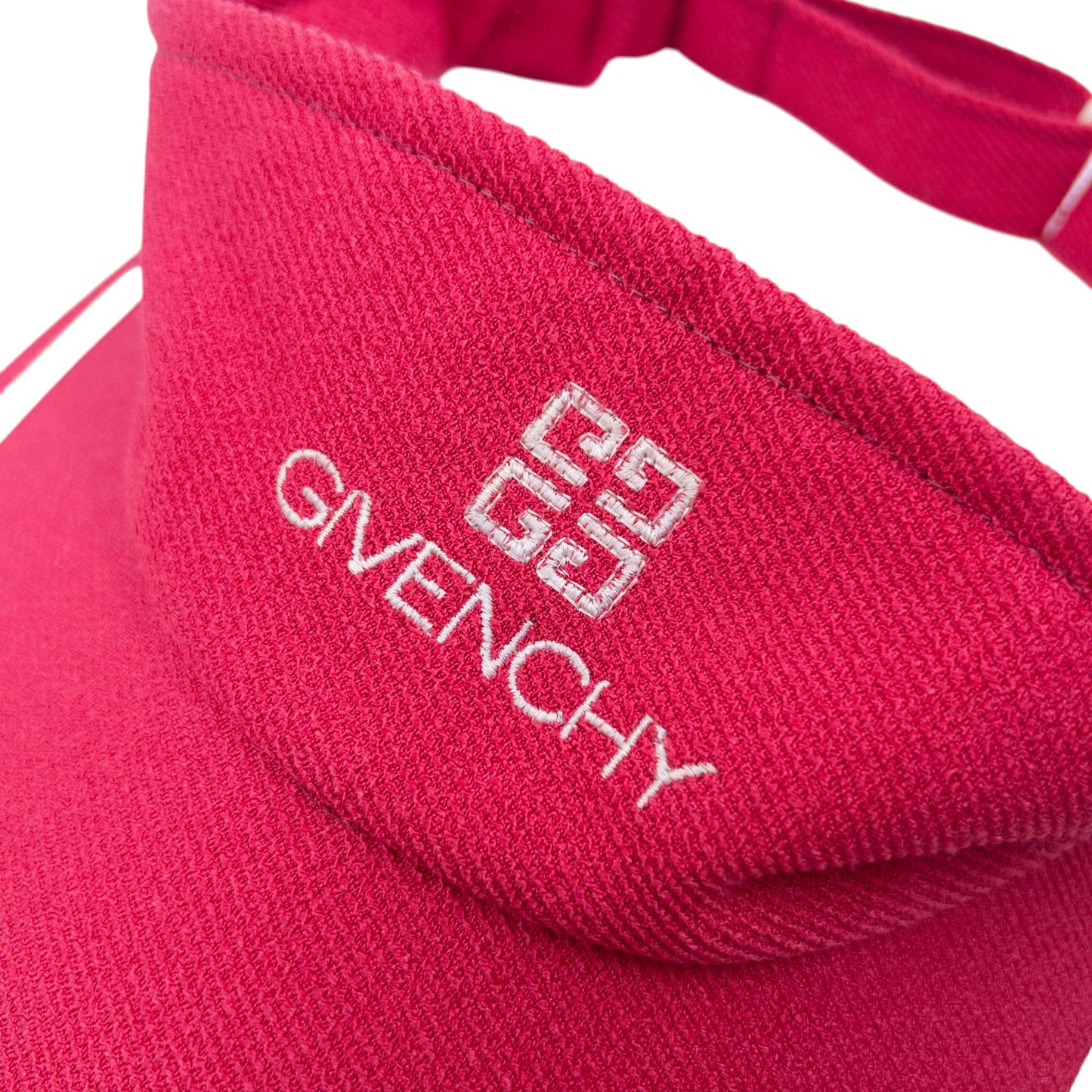 Vintage 90s Givenchy Embroidered Visor Hat