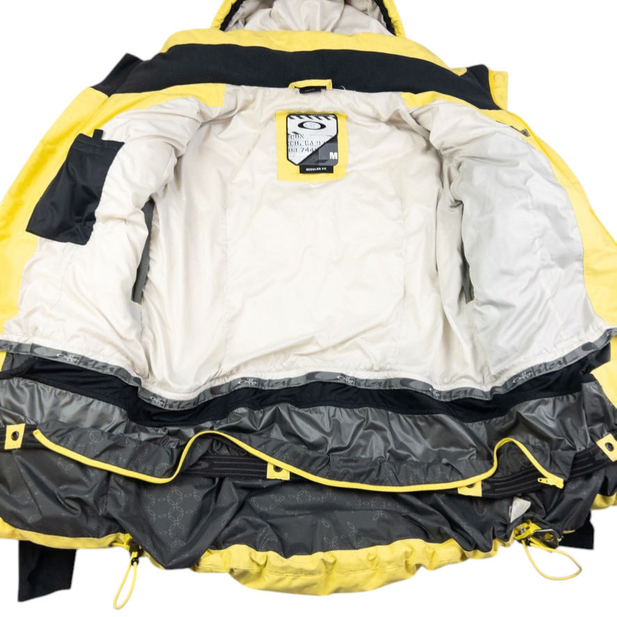 Vintage Oakley Zip Up Puffer Snowboarding Jacket Size M