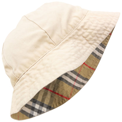 Vintage 90s Burberry Nova Check Reversible Bucket Hat
