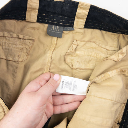 Vintage 2000s Armani Exchange Cargo Trousers Size W36