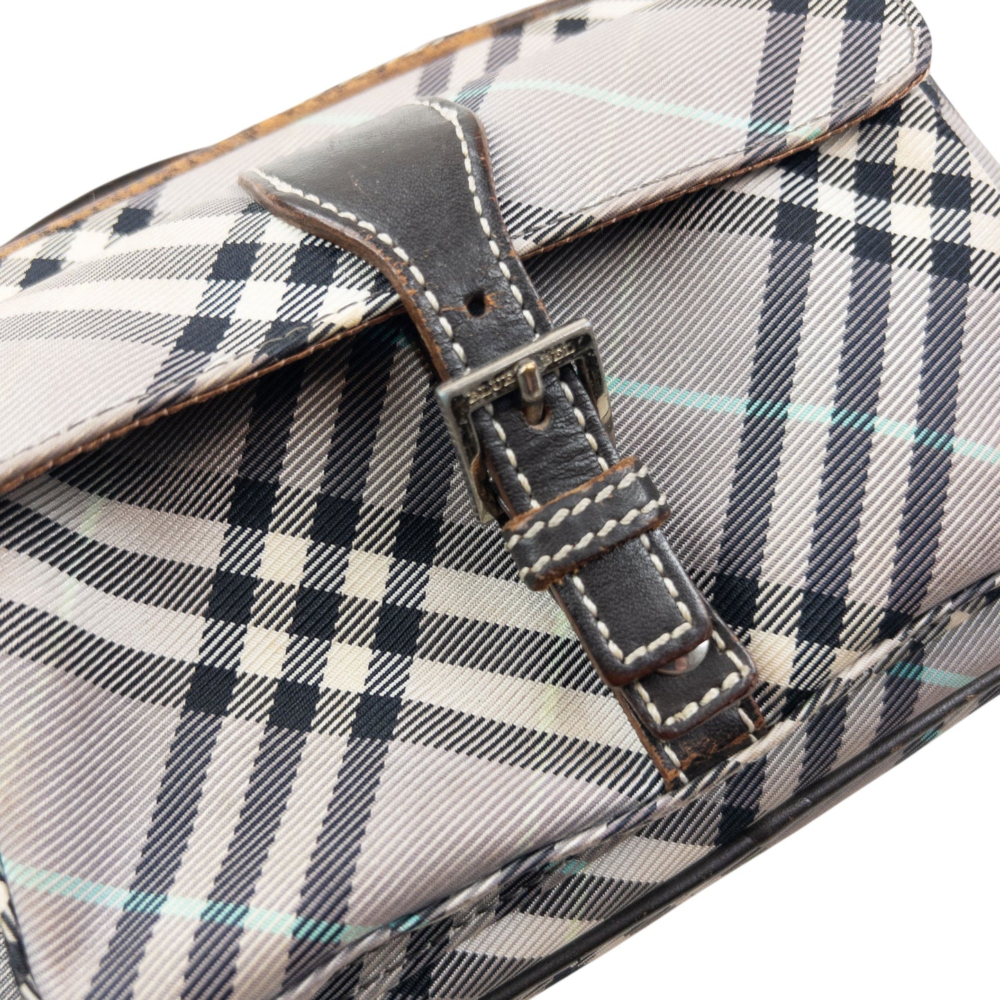 Vintage 2000s Burberry Blue Label Nova Check Crossbody Bag