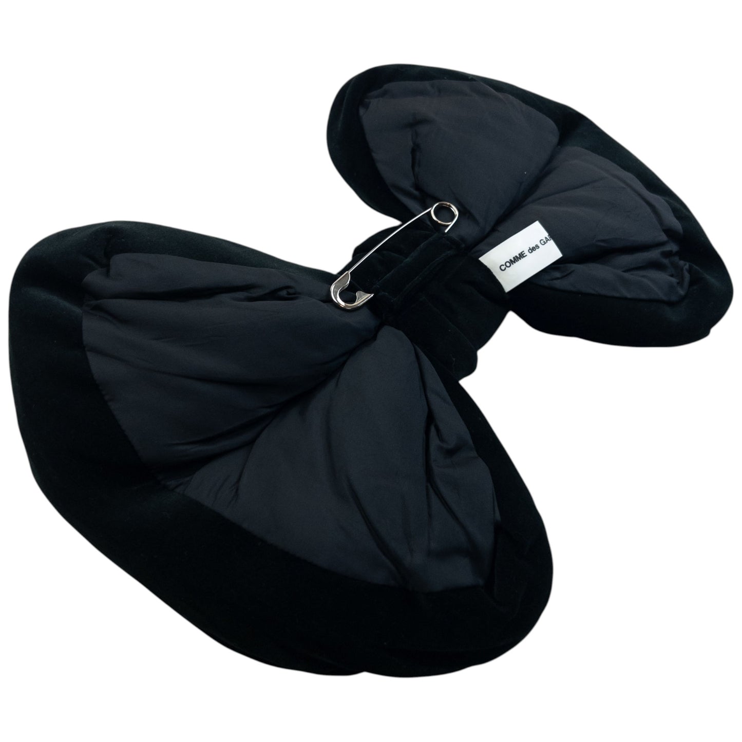 Vintage Comme Des Garçons Velour Oversized Bow Pin