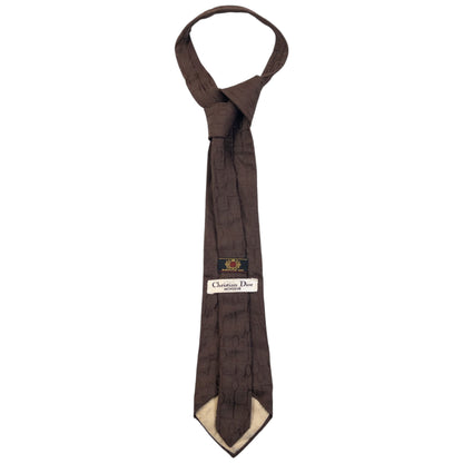 Vintage Dior Monsieur Monogram Silk Tie