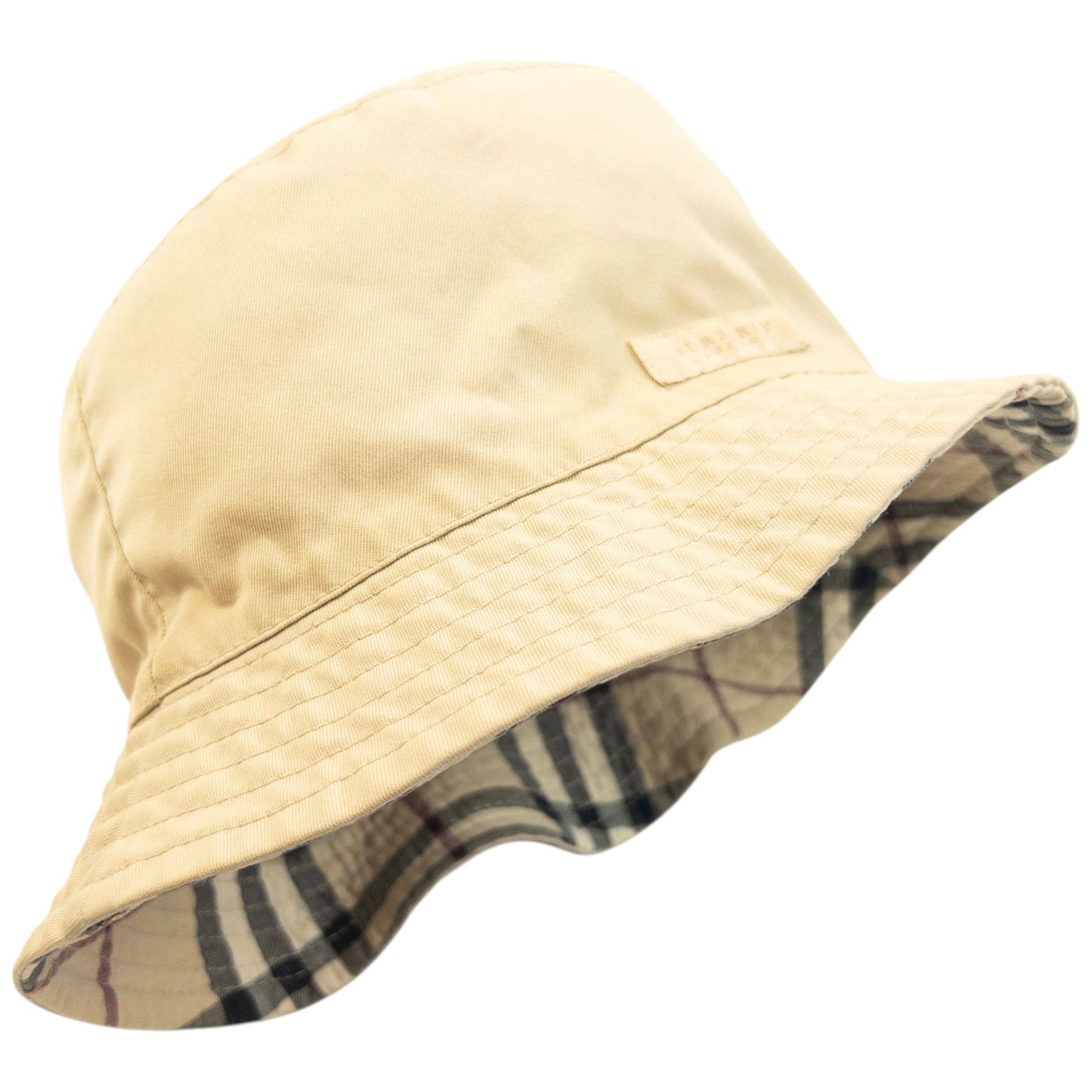 Vintage 2000s Burberry Nova Check Reversible Bucket Hat