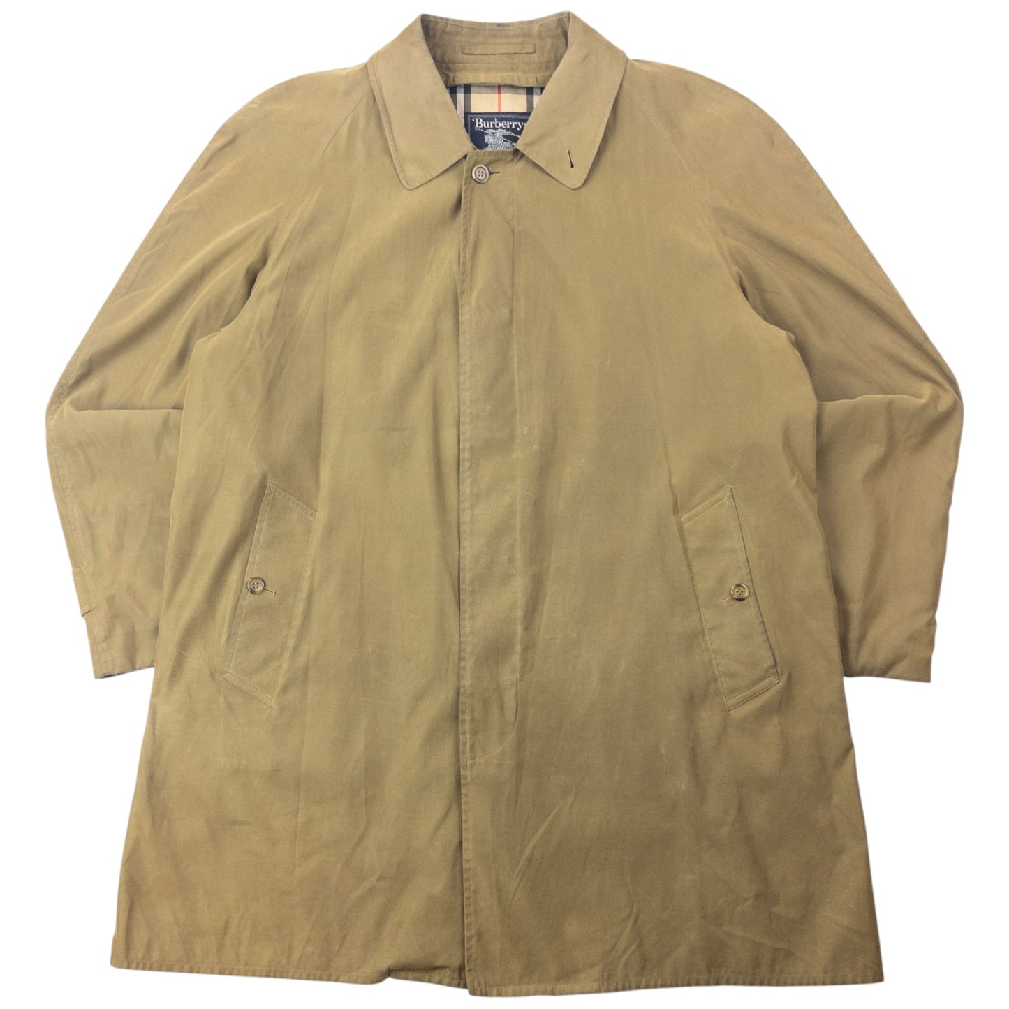 Vintage 80s Burberry Davide Cenci Trench Jacket Size XL