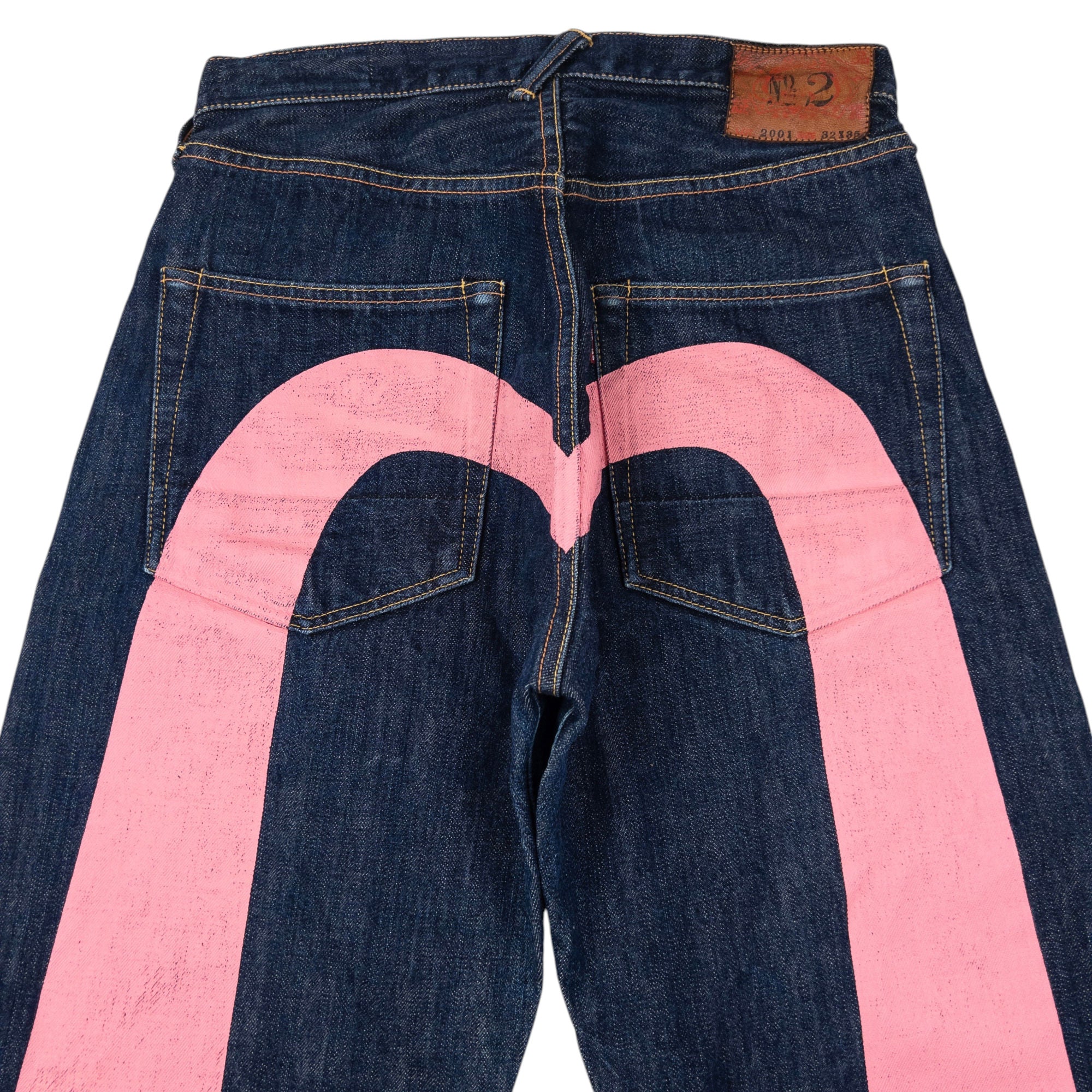 Vintage Evisu Painted Daicock Japanese Denim Jeans Size W29