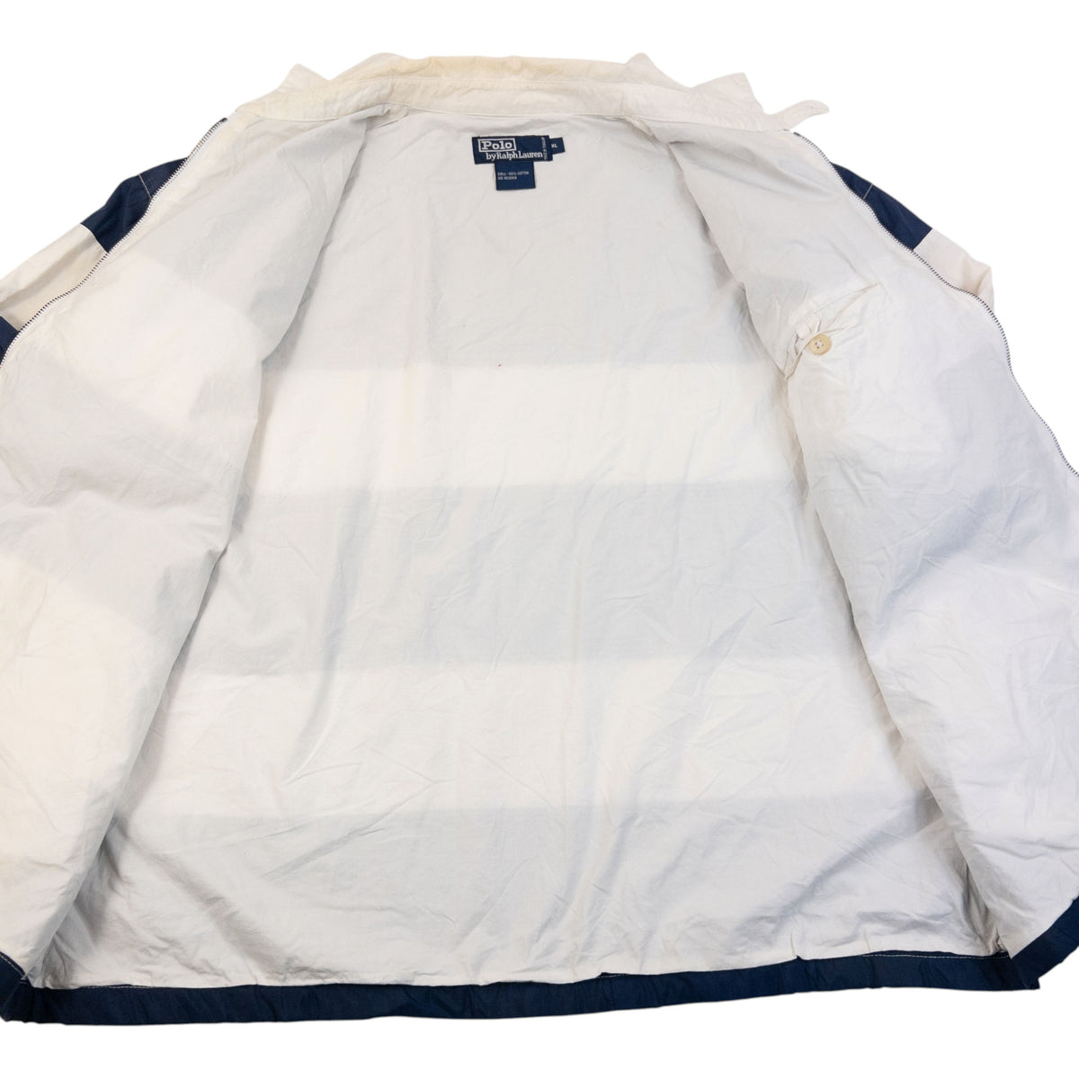 Vintage 90s Polo Ralph Lauren Striped Jacket Size XL
