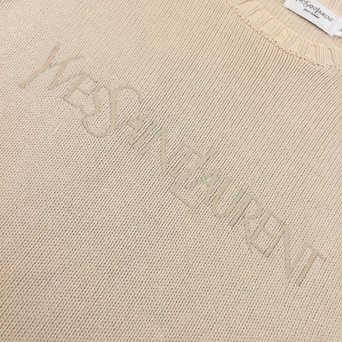Vintage 2000s YSL Yves Saint Laurent Knit Jumper Size M