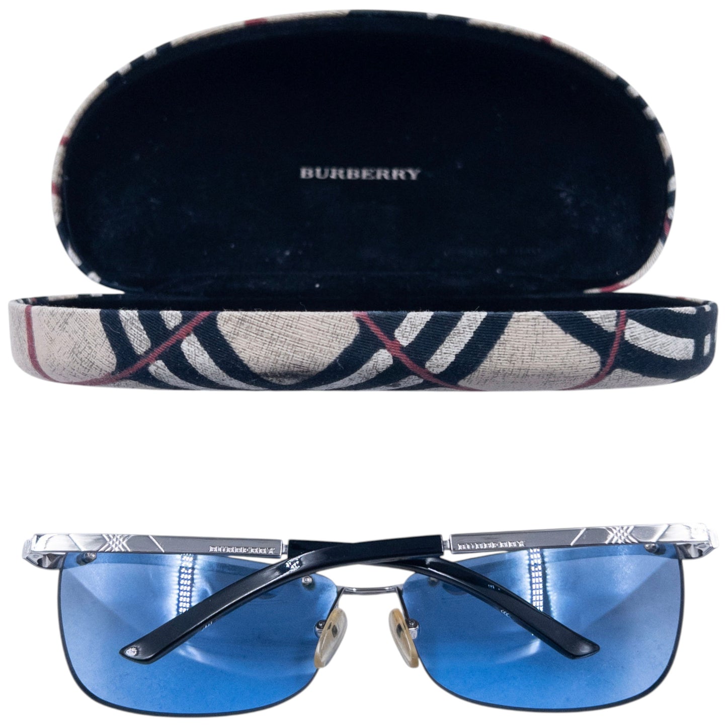 Vintage Burberry Rimless Sunglasses