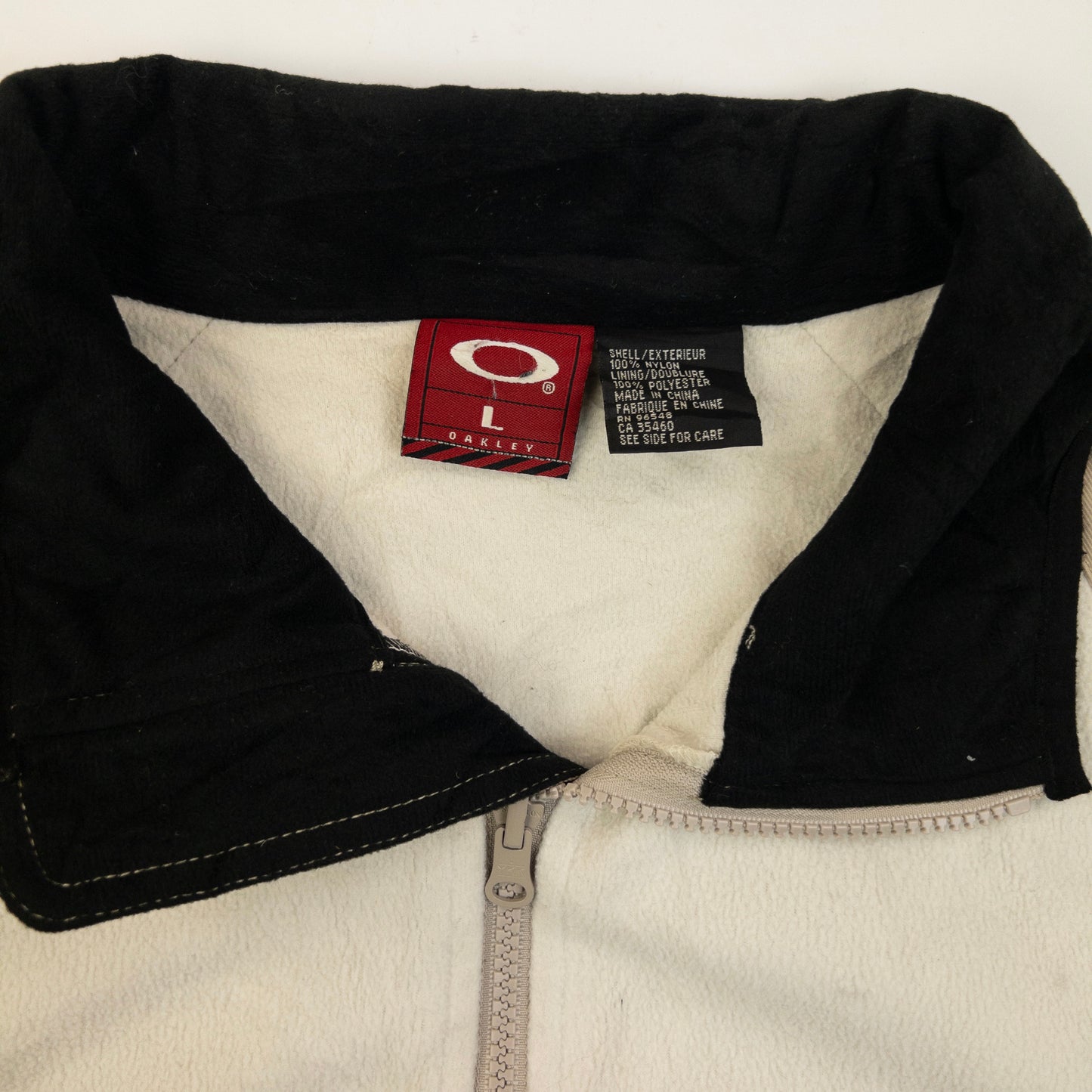 Vintage 90s Oakley Zip Up Fleece Gilet Size L