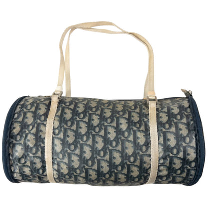 Vintage Dior Monogram Packable Barrel Shoulder Bag