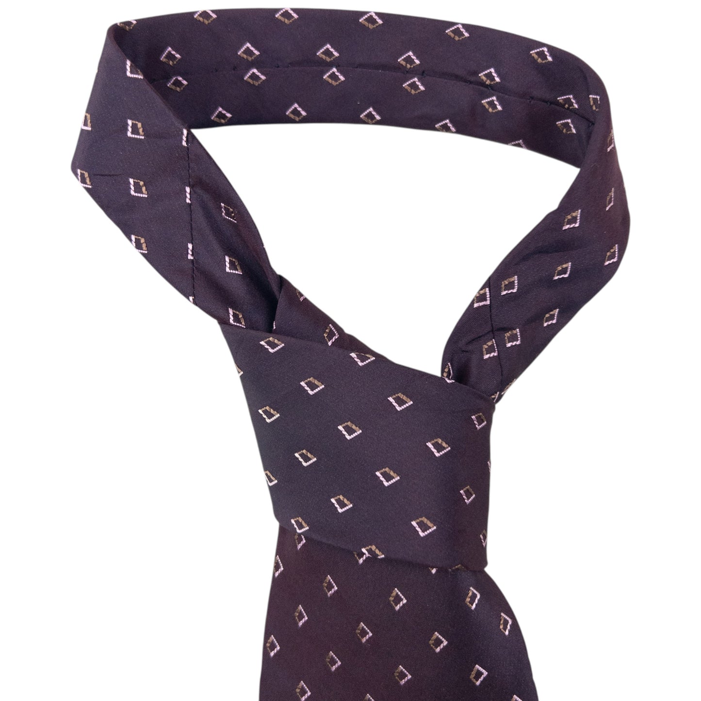 Vintage 90s Issey Miyake Pattern Silk Tie