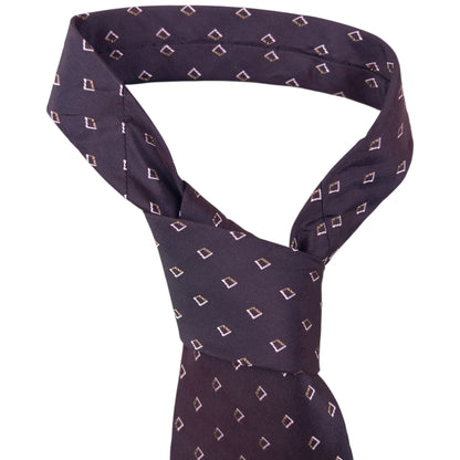 Vintage 90s Issey Miyake Pattern Silk Tie