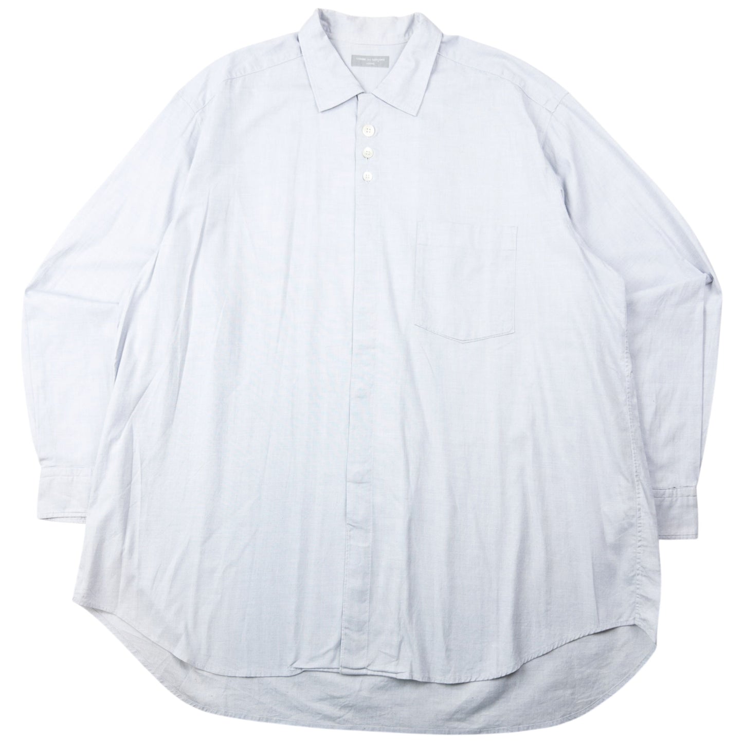 Vintage 1989 Comme Des Garçons HOMME Long Sleeve Button Up Shirt Size XL