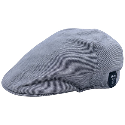 Vintage Stussy Striped Flat Cap Hat