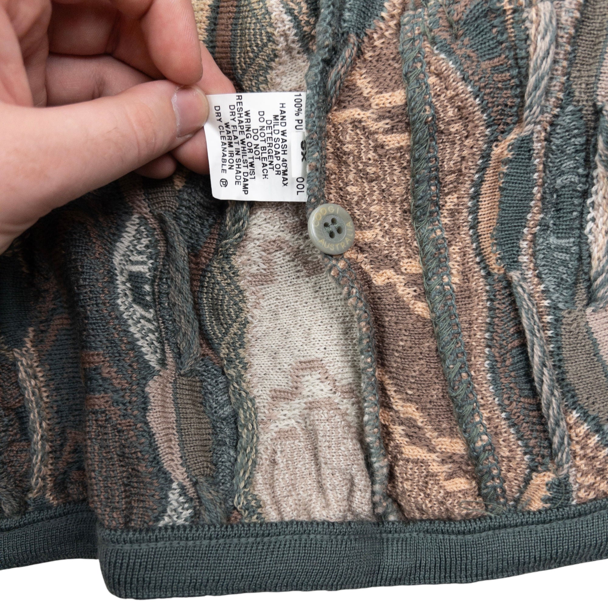 Vintage Coogi Knitted Cardigan Womens Size XS