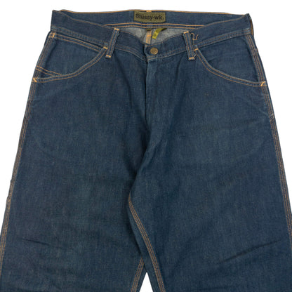 Vintage 2000s Stussy Denim Jeans Size W33