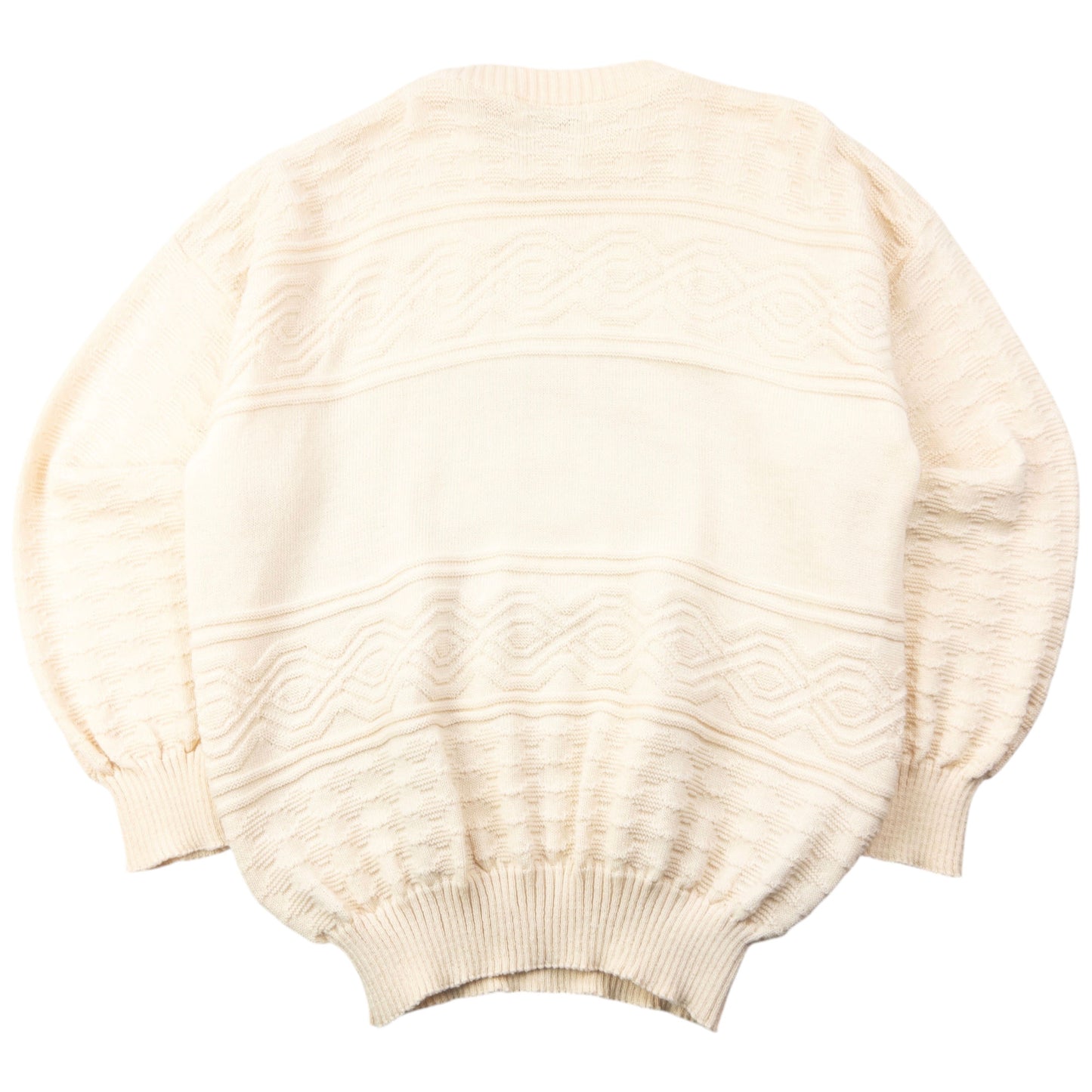 Vintage 90s Burberry Embroidered Wool Knit Jumper Size L