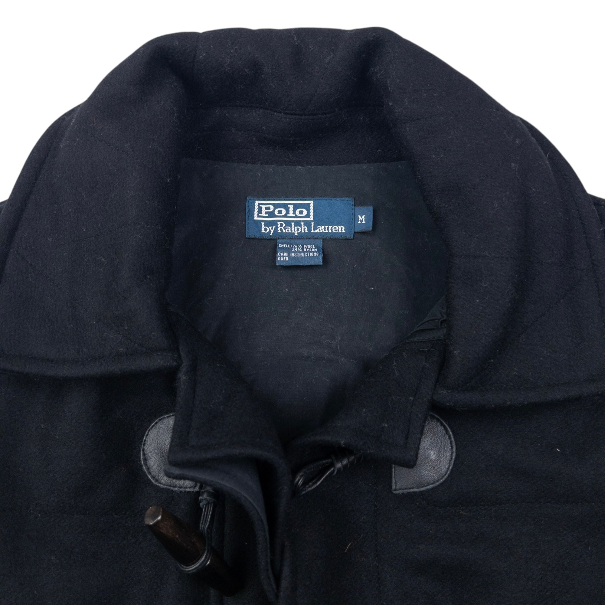 Vintage 90s Polo Ralph Lauren Wool Duffle Jacket Size M