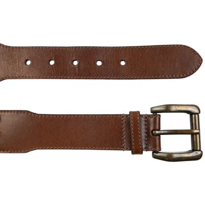 Vintage 2000s Burberry Studded Leather Belt Size M