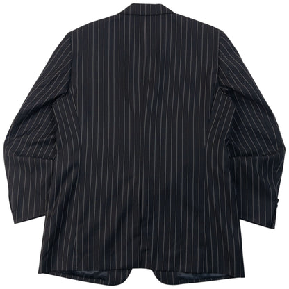 Vintage 2000s YSL Yves Saint Laurent Pinstripe Jacket & Trousers Suit Set SizeL