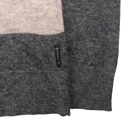 Vintage Armani Jeans Striped Wool Jumper Womens Size L