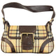 Vintage 2000s Burberry Nova Check Leather Shoulder Bag