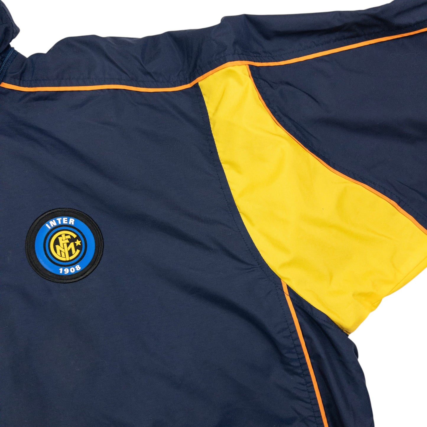 Vintage Nike FC Internationale Milan Fleece Lined Training Jacket Size XL