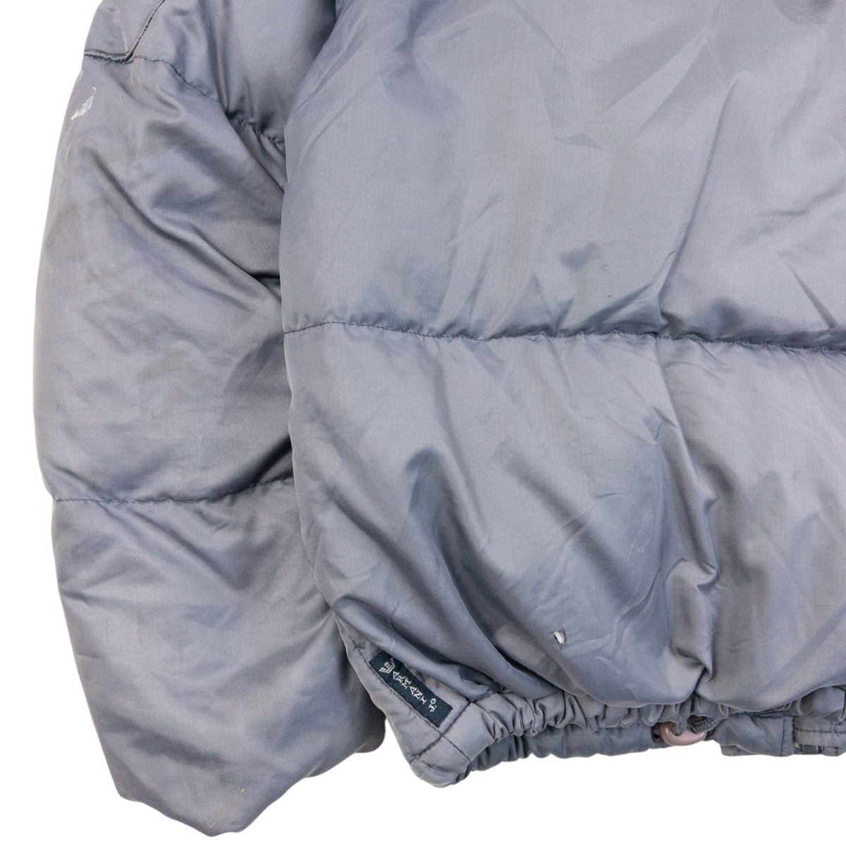 Vintage 90s Armani Jeans Zip Up Puffer Jacket in grey, photo 6