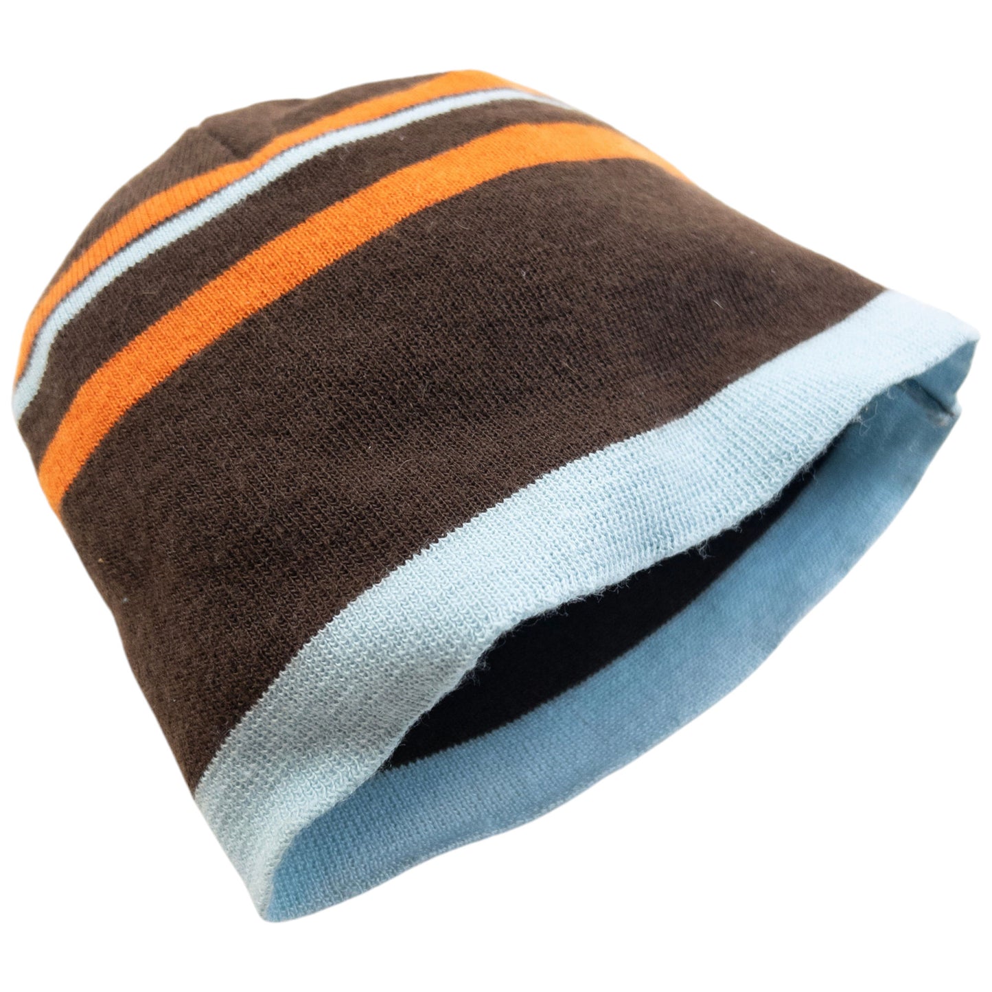 Vintage 2000s Stussy Striped Beanie Hat