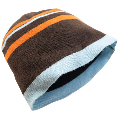 Vintage 2000s Stussy Striped Beanie Hat